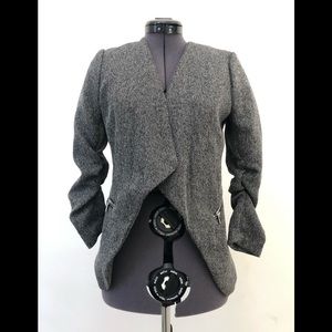 H&M Trendy Grey Blazer Jacket Excellent Condition